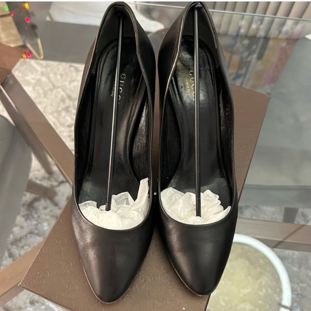 Gucci Horsebit Leather Pumps Shoes Heels